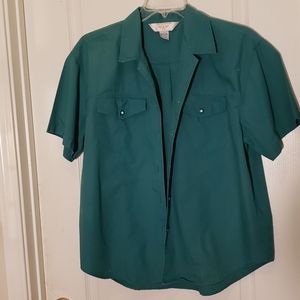 Mens large green American Weekend shirt